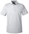 Am image of a Custom Puma Golf Men's Icon Heather Polo in Bright White!