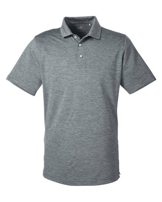Puma Golf Men's Icon Heather Polo in Quiet Shade
