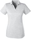 Am image of a Custom Puma Golf Ladies' Icon Heather Polo in Bright White!