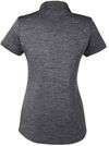 Am image of a Custom Puma Golf Ladies' Icon Heather Polo in Puma Black!