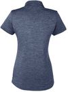 Am image of a Custom Puma Golf Ladies' Icon Heather Polo in Peacoat!