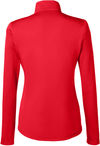 Am image of a Custom Puma Golf Ladies' Icon Full Zip in HIGH RISK RED!