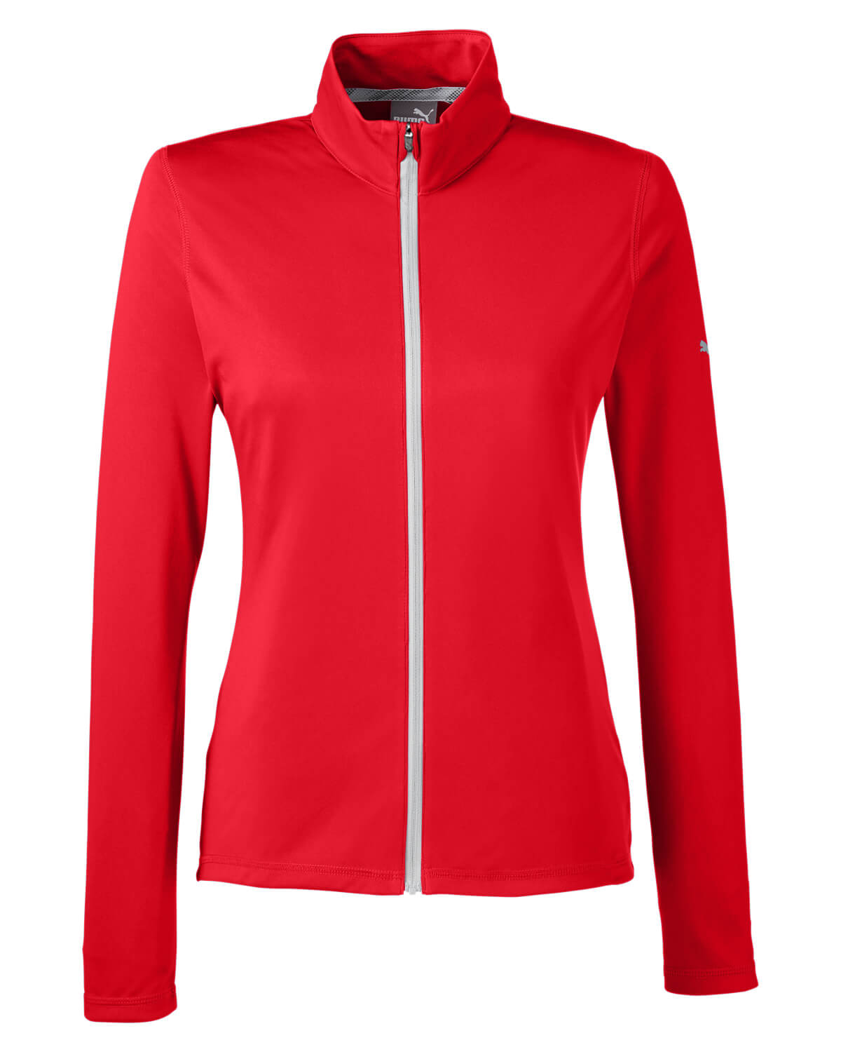 Puma Golf Ladies' Icon Full Zip in HIGH RISK RED