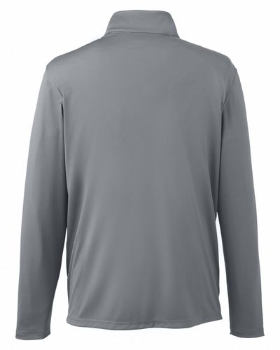 Am image of a Custom Puma Golf Men's Icon Quarter Zip in Quiet Shade!