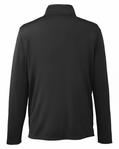 Am image of a Custom Puma Golf Men's Icon Quarter Zip in Puma Black!
