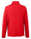 Am image of a Custom Puma Golf Men's Icon Quarter Zip in High Risk Red!