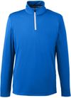 Am image of a Custom Puma Golf Men's Icon Quarter Zip in Lapis Blue!