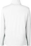 Am image of a Custom Puma Golf Men's Gamer Golf Quarter Zip in BRIGHT WHITE!