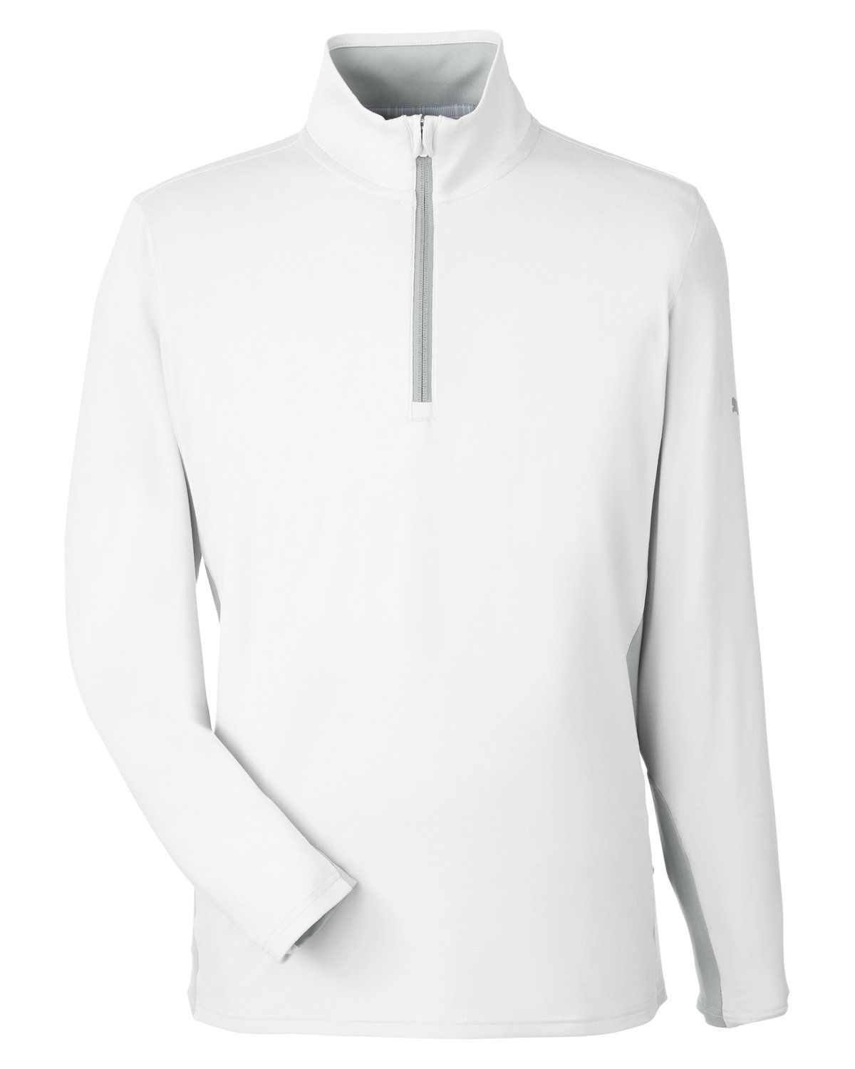 Puma Golf Men's Gamer Golf Quarter Zip in BRIGHT WHITE