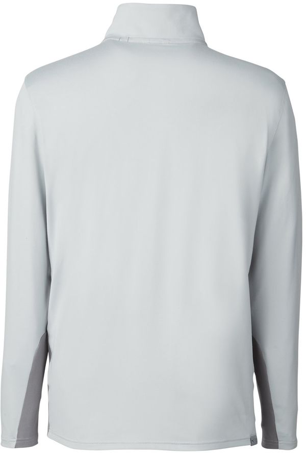 Am image of a Custom Puma Golf Men's Gamer Golf Quarter Zip in HIGH RISE!