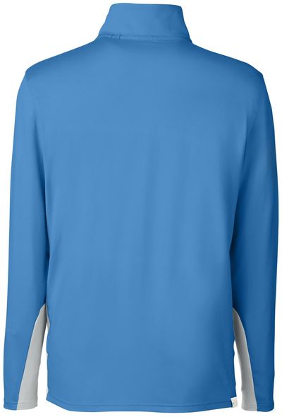 Am image of a Custom Puma Golf Men's Gamer Golf Quarter Zip in BRIGHT COBALT!