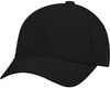 Am image of a Custom AJM Brushed Cotton Drill Youth Cap in Black!