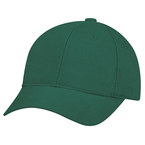 AJM Brushed Cotton Drill Youth Cap in Forest Green