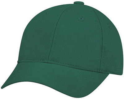 Am image of a Custom AJM Brushed Cotton Drill Youth Cap in Forest Green!