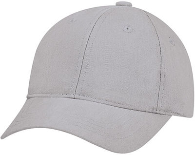 Am image of a Custom AJM Brushed Cotton Drill Youth Cap in Grey!