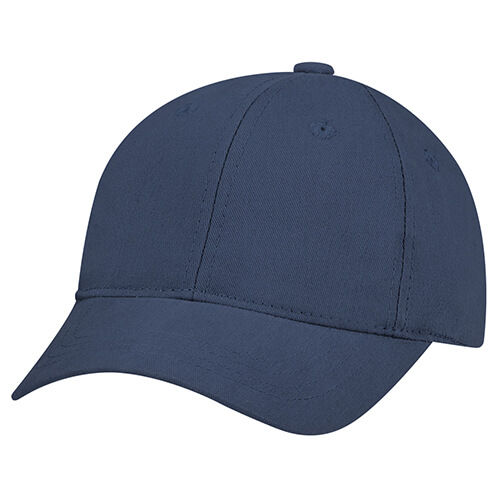 AJM Brushed Cotton Drill Youth Cap in Navy