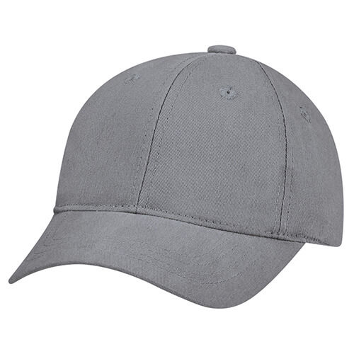 AJM Brushed Cotton Drill Youth Cap in Slate