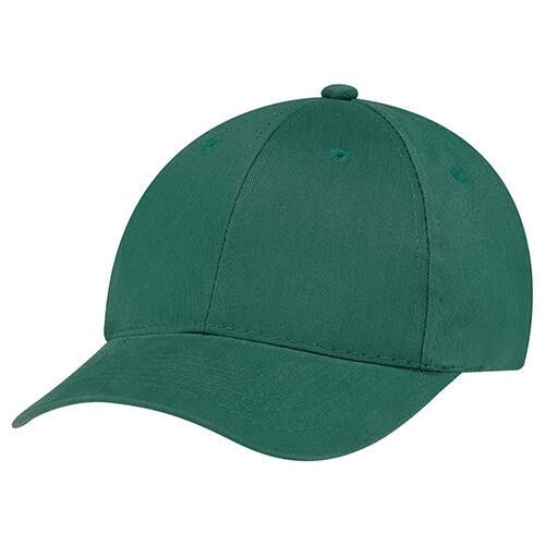 AJM Brushed Cotton Drill Cap in Forest Green