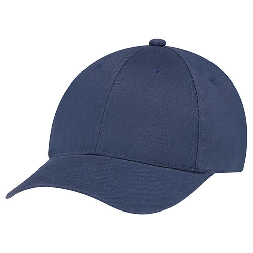 AJM Brushed Cotton Drill Cap in Navy
