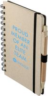 An image of a Custom 5in x 7in Wheat Straw Notebook With Pen!
