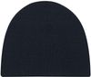 Am image of a Custom AJM Lightweight Rib Knit Acrylic Board Toque in Black!