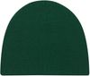 Am image of a Custom AJM Lightweight Rib Knit Acrylic Board Toque in Forest Green!