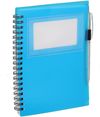 An image of a Custom 5 x 7 in FSC Recycled Star Spiral Notebook with Pen!