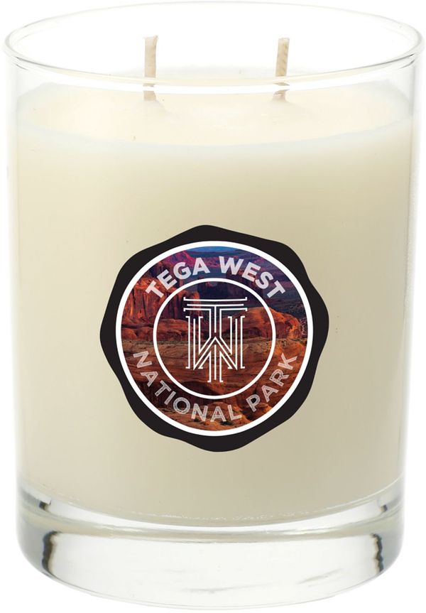 An image of a Custom Seventh Avenue Apothecary Minted Lavender and Sage 11 oz Glass Jar Candle!