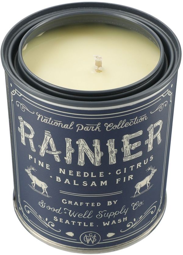 An image of a Custom Rainier National Park 14 oz Candle!