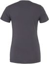 Am image of a Custom Bella and Canvas Ladies Slim Fit T Shirt in Asphalt!