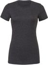 Am image of a Custom Bella and Canvas Ladies Slim Fit T Shirt in Dark Grey Heather!