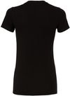 Am image of a Custom Bella and Canvas Ladies Slim Fit T Shirt in Black!