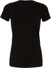 Am image of a Custom Bella and Canvas Ladies Slim Fit T Shirt in Black!