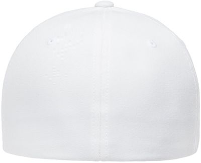 Am image of a Custom Flexfit Adult NU Hat in WHITE!