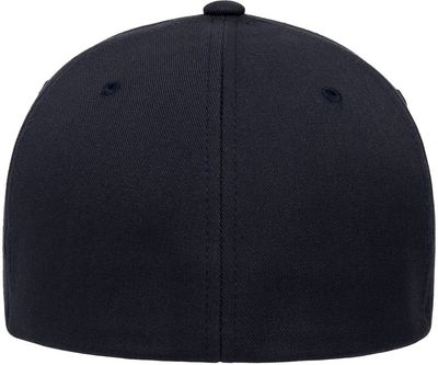 Am image of a Custom Flexfit Adult NU Hat in DARK NAVY!