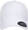 Am image of a Custom Yupoong Flexfit Nu® Adjustable Cap in White!