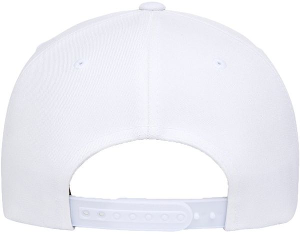 Am image of a Custom Yupoong Flexfit Nu® Adjustable Cap in White!
