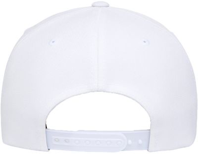 Am image of a Custom Yupoong Flexfit Nu® Adjustable Cap in White!