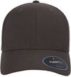 Am image of a Custom Yupoong Flexfit Nu® Adjustable Cap in Dark Grey!