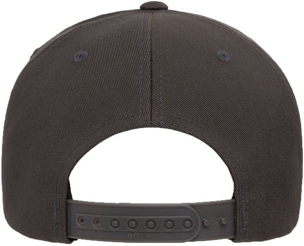 Am image of a Custom Yupoong Flexfit Nu® Adjustable Cap in Dark Grey!