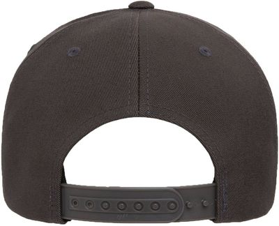 Am image of a Custom Yupoong Flexfit Nu® Adjustable Cap in Dark Grey!