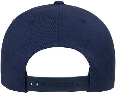 Am image of a Custom Yupoong Flexfit Nu® Adjustable Cap in Navy!