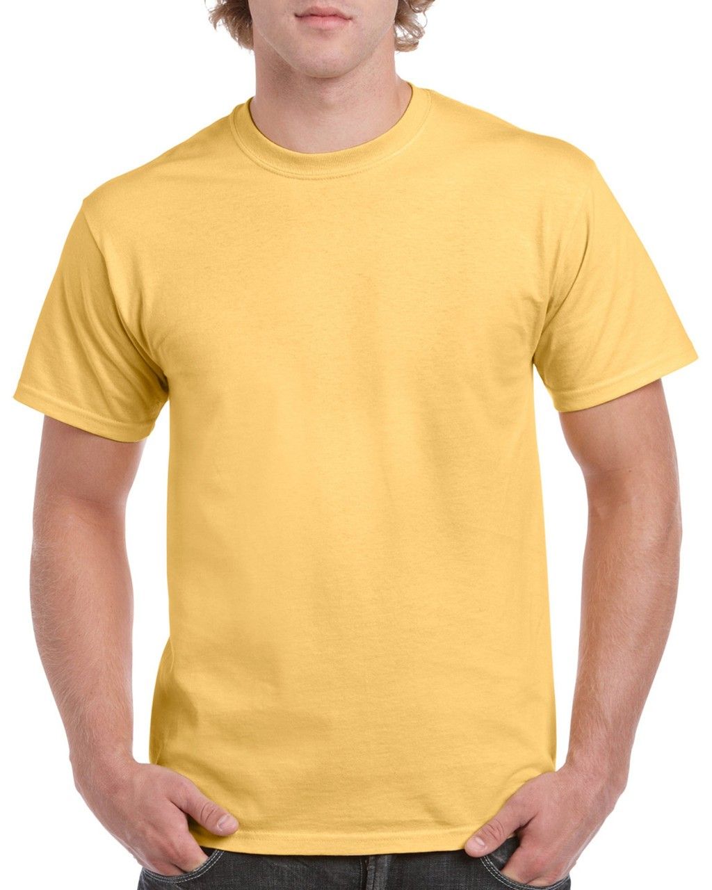 GILDAN Heavy Cotton TShirt in Yellow Haze