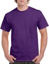 Am image of a Custom GILDAN Heavy Cotton TShirt in Purple!
