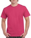 Am image of a Custom GILDAN Heavy Cotton TShirt in Heliconia!