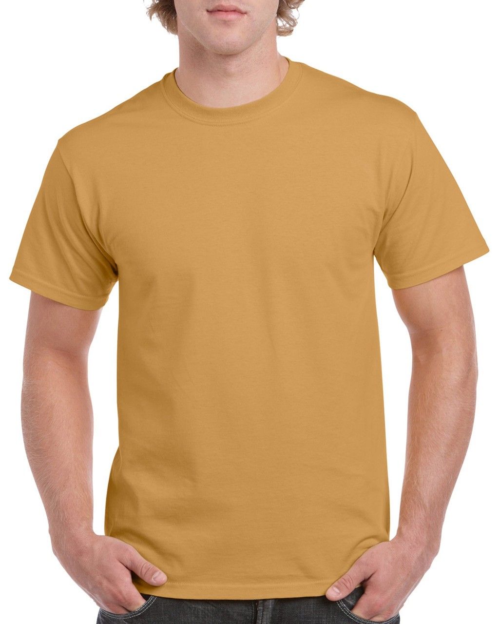GILDAN Heavy Cotton TShirt in Old Gold
