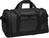Am image of a Custom Port Authority Voyager Sports Duffel Bag in Dark Grey/Black!