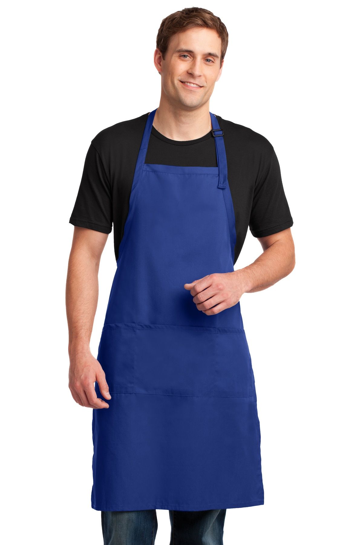 Port Authority Easy Care Extra Long Bib Apron with Stain Release