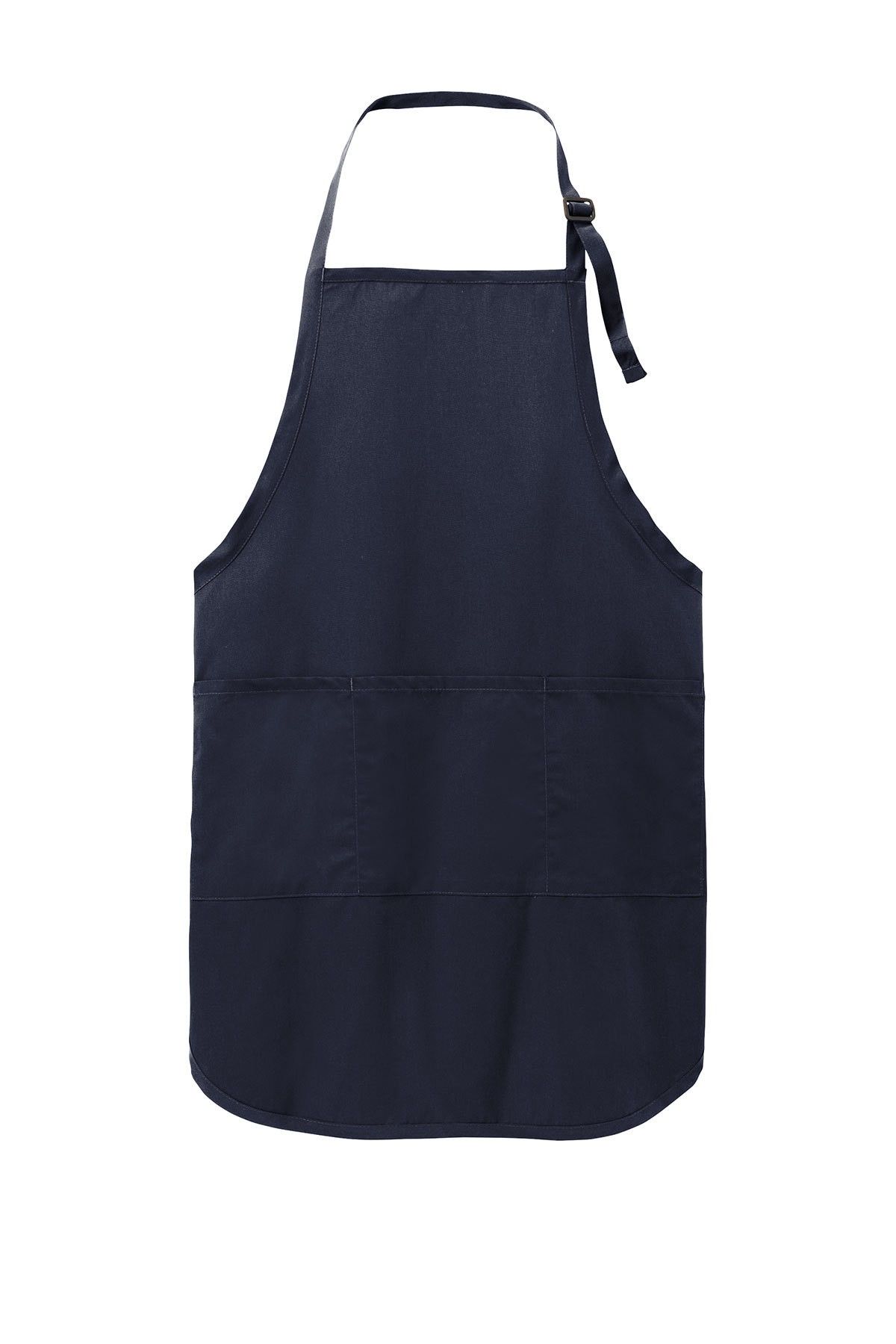 Port Authority Easy Care Full Length Apron with Stain Release in Navy