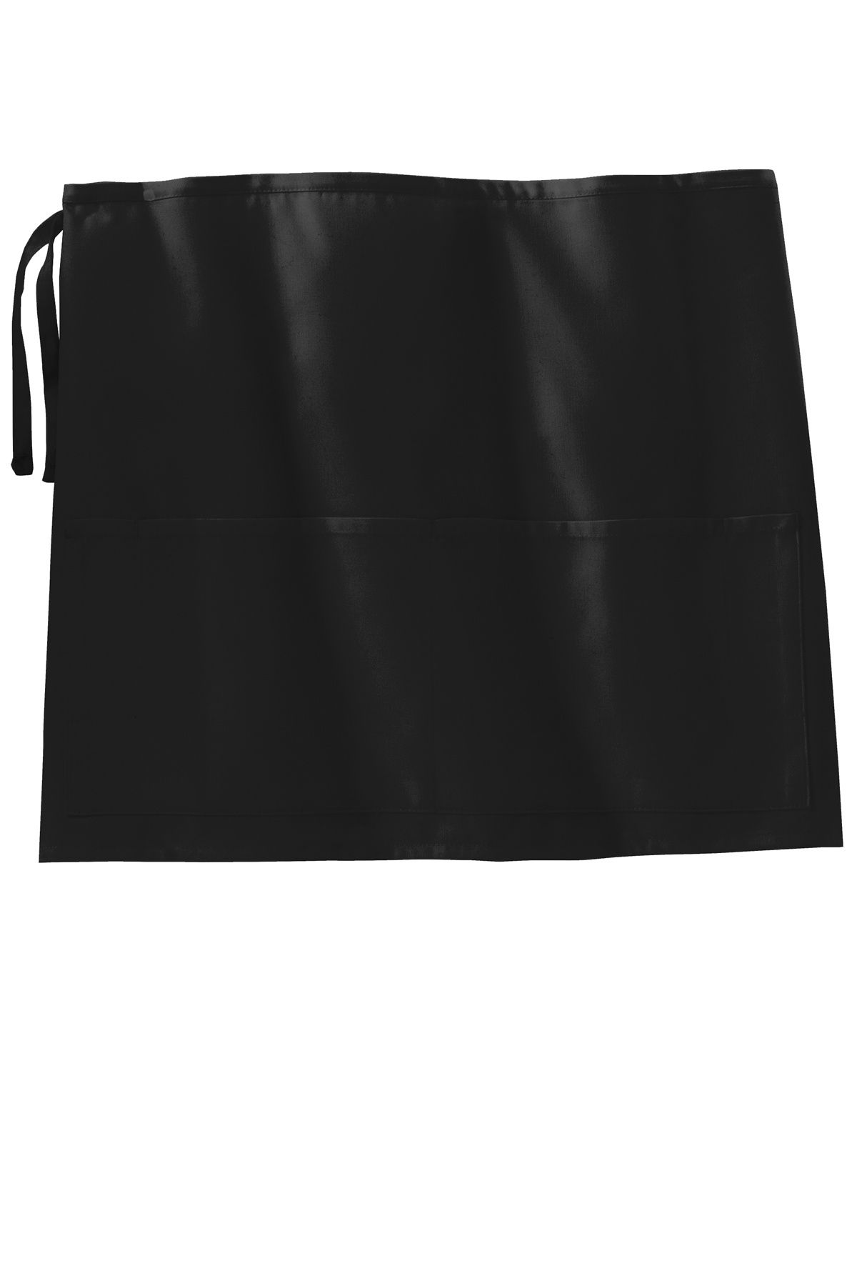 Port Authority Easy Care Half Bistro Apron with Stain Release in Black